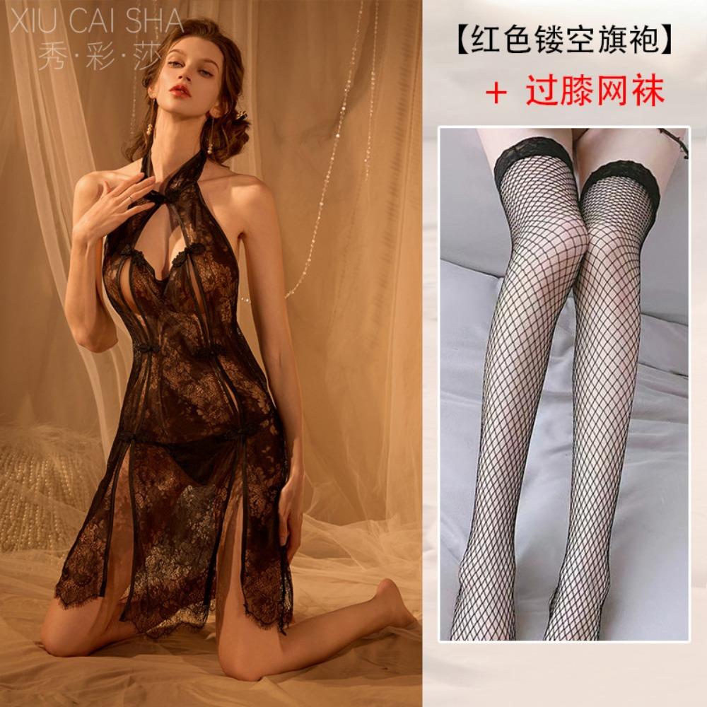Sexy Lace Pajamas Free Sex Underwear Passion Qqny Uniform Pure Desire Temptation Bed Robe Nightdress Supplies