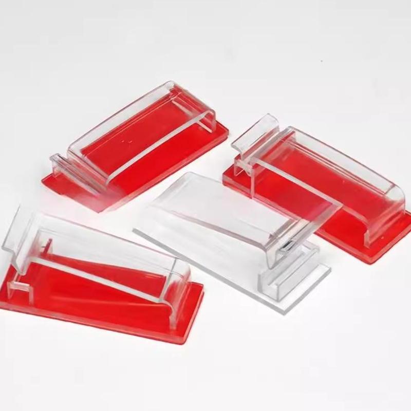 Packung mit 10 praktischen Drahtklemmen mit Klebesockel zur Kabelorganisation, Verhinderung von Kabelsalat, Kabelhalter für Zuhause, Arbeit