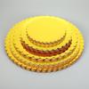 10 Pcs Cake Boards With White Golden Cake Rings, Cardboard With 6/8/10/12 Inch Cake Base, Suitable For Baking Cakes