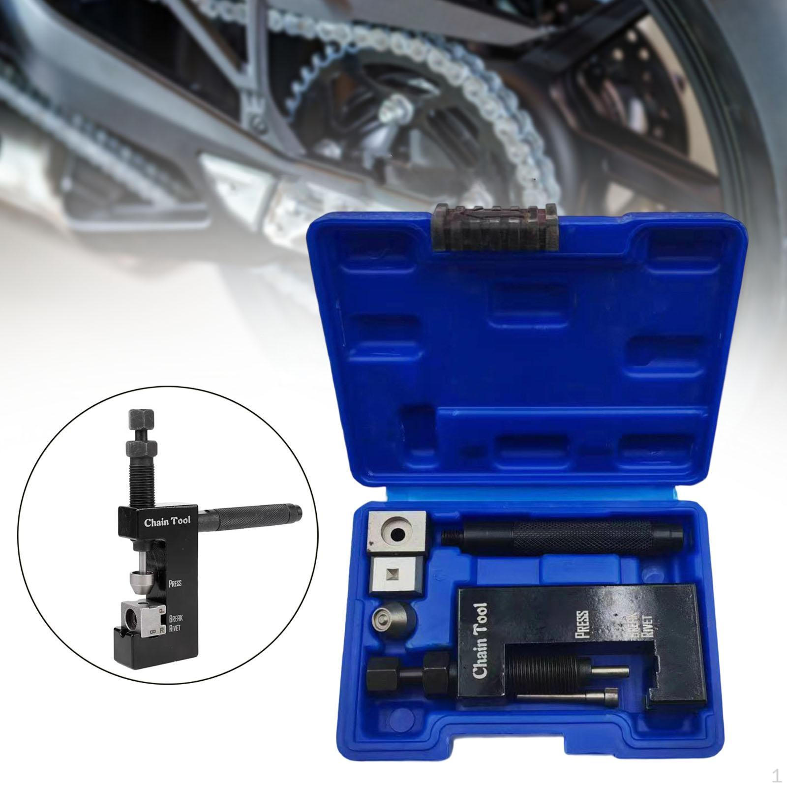 

Motorcycle Chain Breaker Kit Pin Removal Tool for 520 525 530 O Chains Professional Pressing