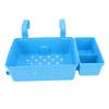Poolside Storage Basket with Cup Holders Swimming Pool Toys Beverages Versatile     Ground Accessories