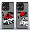 JDM Car Funda Back Phone Cover Case for Xiaomi Redmi Note 14 A4 14C 13 Pro Plus 12 13C 11 10 9S