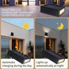 2LED Outdoor Solar Wall Lamp LED Solar Garden Light Waterproof Up And Down Glow Wall Light For Balcony yard Street Landscape Decor