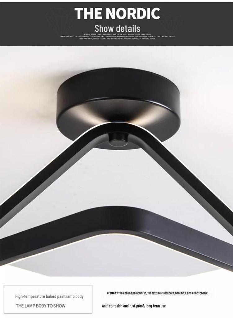 Modern Minimalist Ceiling Light for Living Room, Bedroom, Hallway, or Balcony