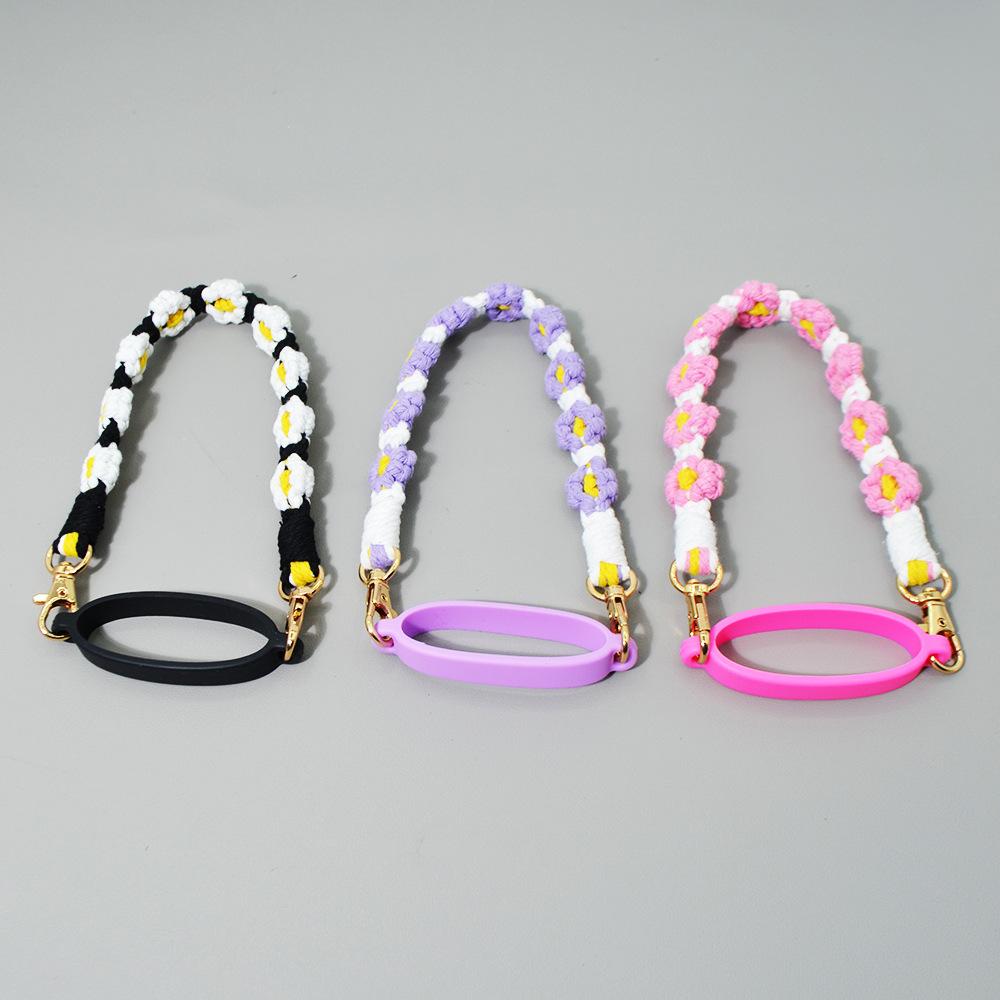 Portable Water Bottle Handle with Strap for Towels Leak Proof Packaging Carrying Strap Coffee Milk Tea Cup For Hydro Flask