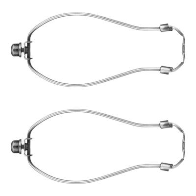 Pack of 2 Lamp Shade Harp Holder Support Bracket Set Lamp Part Light Accessory Hardware Texture for E26 Light Bases