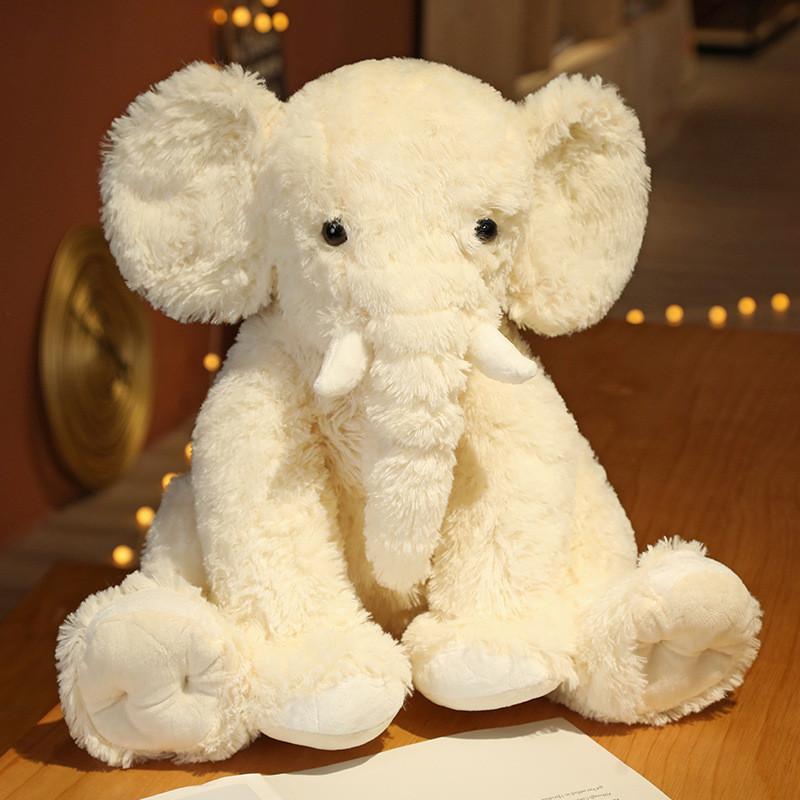 Elephant Cartoon Plush Stuffed Toy Simulation Animal Doll Kid Gifts Birthday