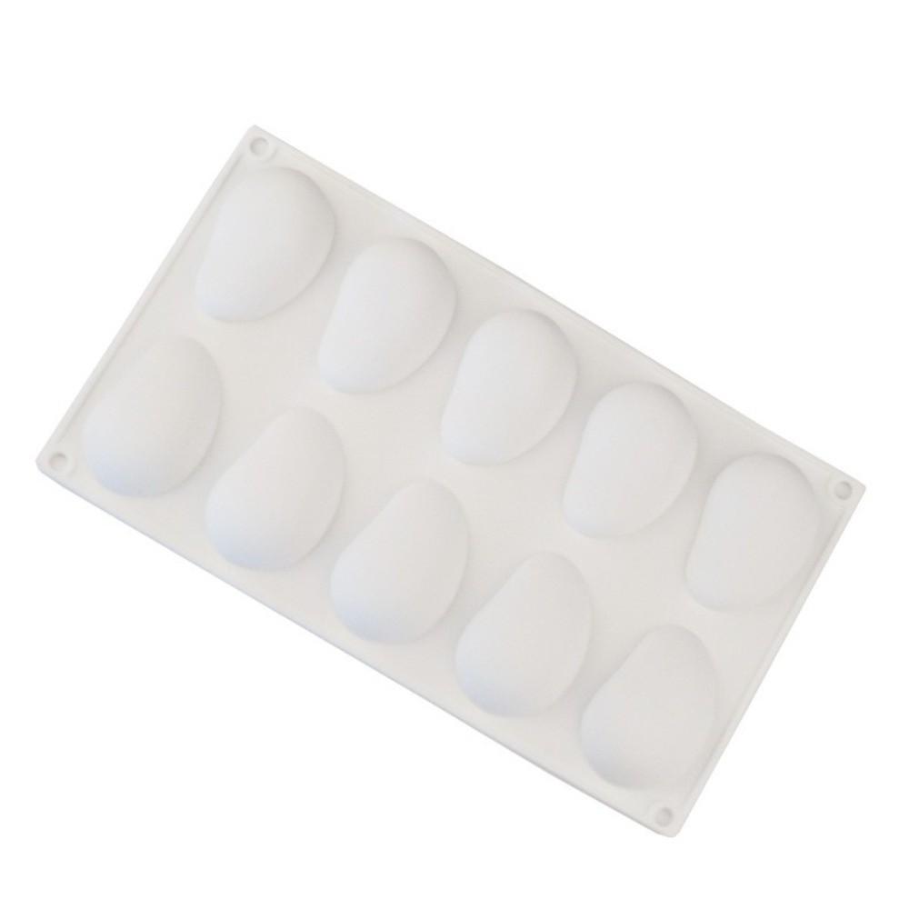 Durable 10-Cavity Silicone Mango Mold Reusable DIY 3D Mango Mold Heat-Resistant Easy To Clean Fruit Molds Jelly Candy
