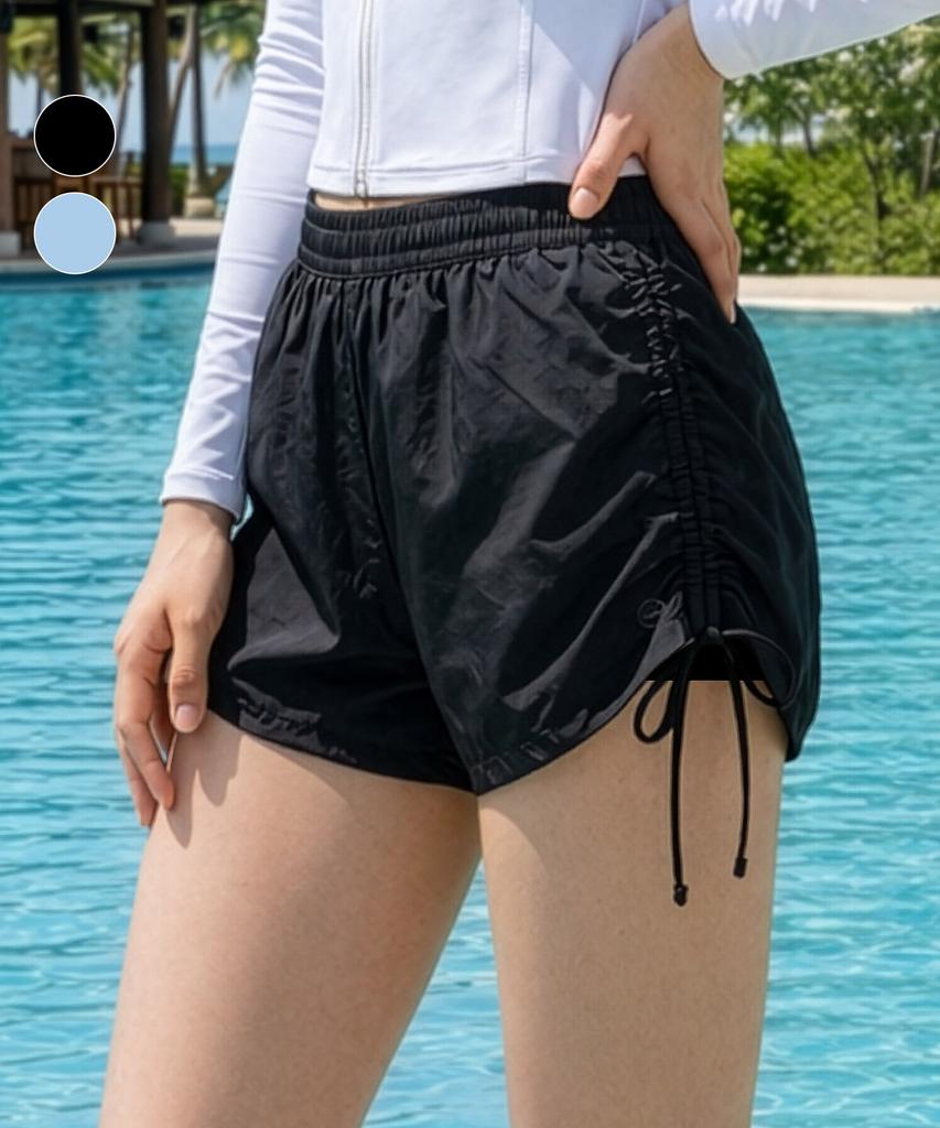 Helingbon Women'S Rash Guard String Two-In-One Beach Shorts (2 Colors) Aj346W