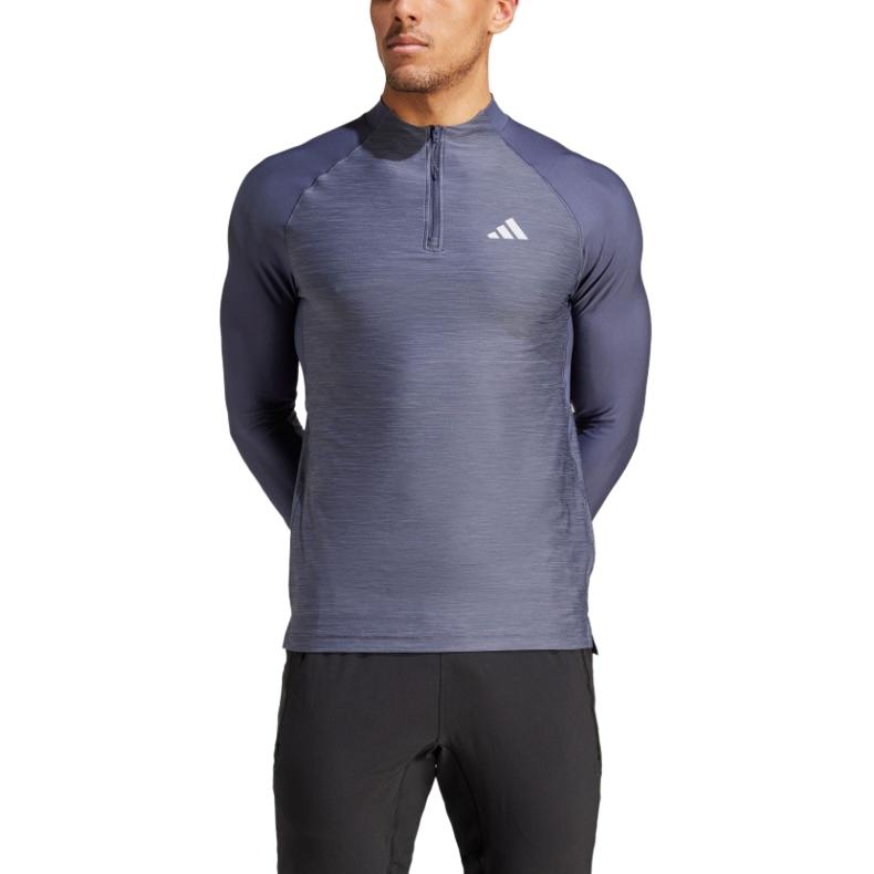 

Adidas Модная Удобная Мягкая Приятная к коже Футболка с длинным рукавом Мужские Топы Темно-синий IW5901 XL