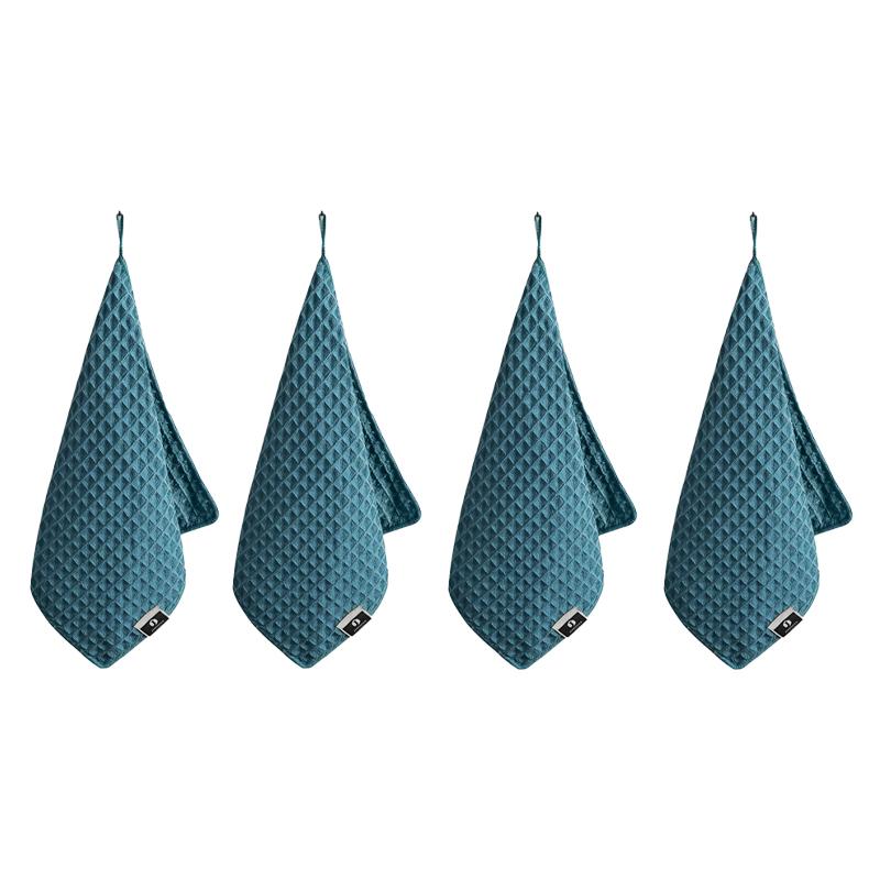 

4 шт. вафельное кофейное полотенце без следов сотовое впитывающее полотенце для посуды столовые приборы кухонная тряпка полотенце для мытья стекла инструмент для чистки полотенце