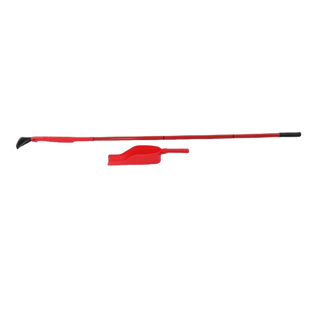 Gutter Cleaning Tools From The Ground, Gutter Cleaning Kit with Extension Pole, Lightweight     Gutter Cleaner Brush, Leaf Scoop and Rake for