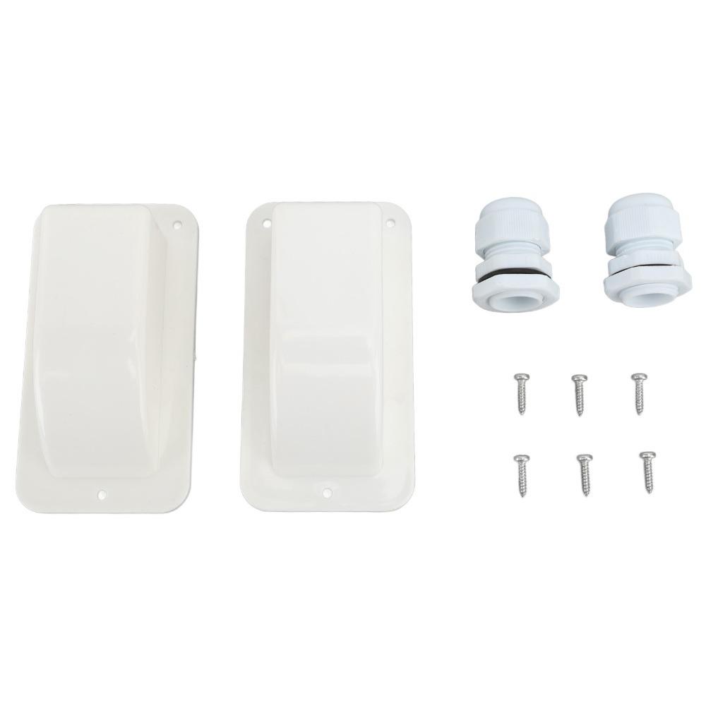 

2Set 6mm² to 12mm² Cable Solar Cable Entry Gland White Waterproof Design Solar Cable Entry Gland Housing Single Cable Entry