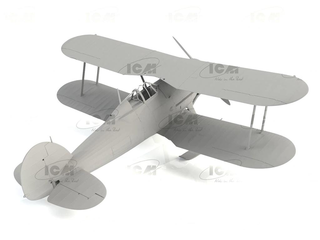 ICM 1/32 Swedish Air Force J-8 Gladiator Plastic Model Kit 32044