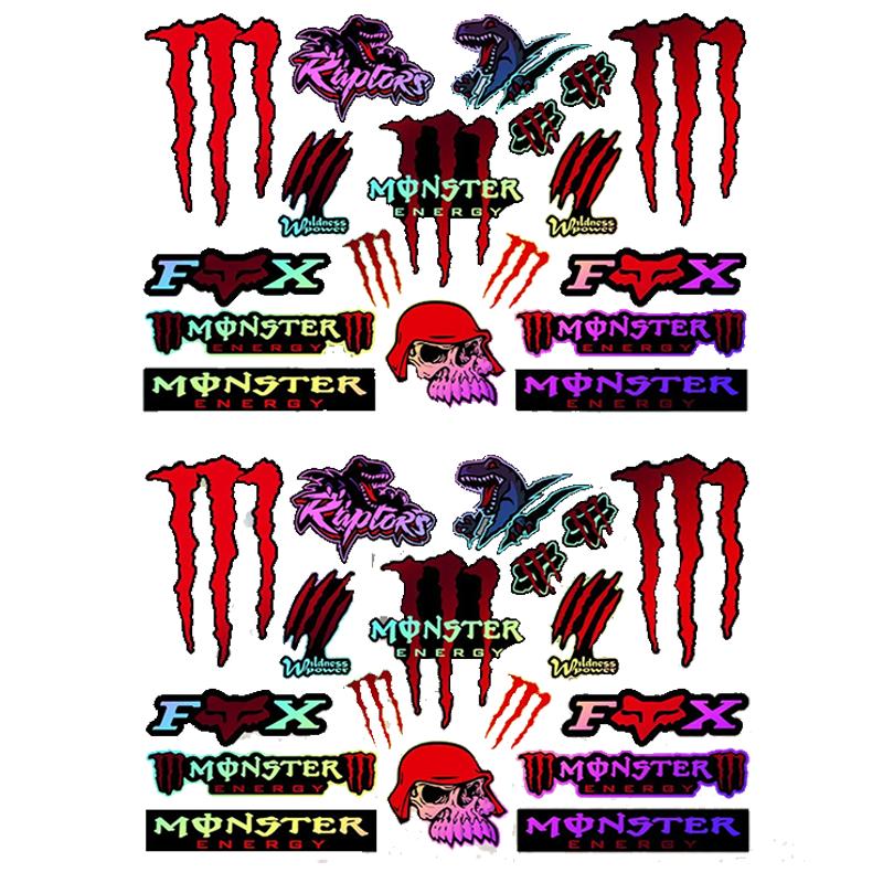 Monster Kralle Autoaufkleber Kratzstreifen Markierung Abnehmbar Wasserdicht Reflektierend Scheinwerfer Aufkleber Auto Styling Dekorationszubehör