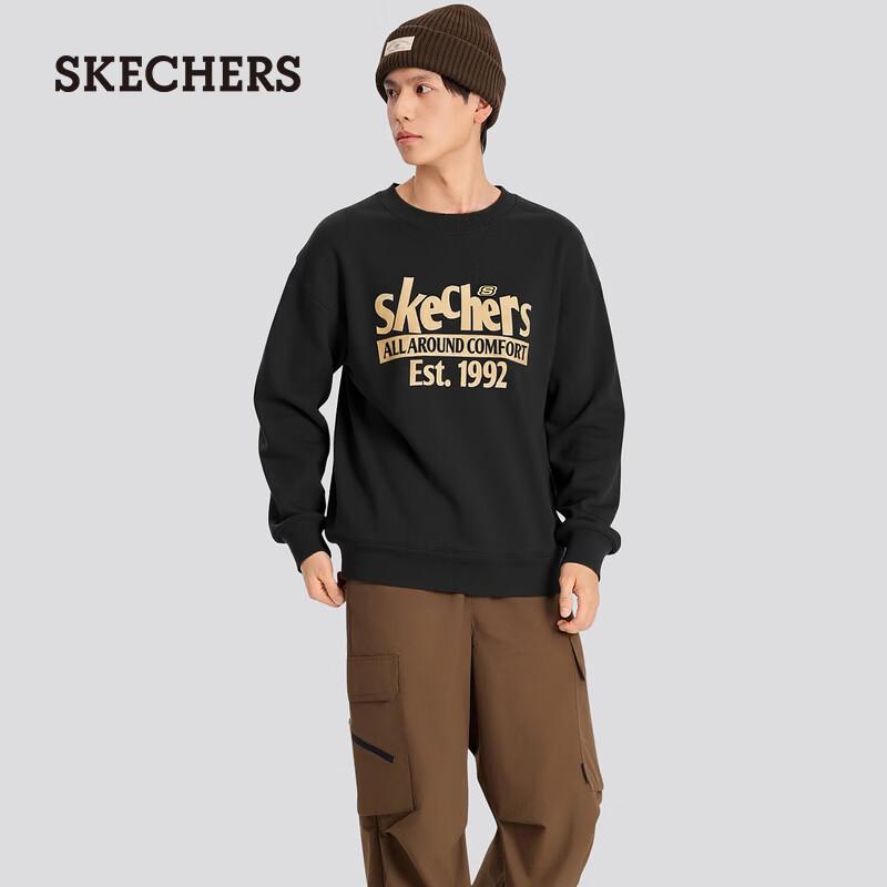 Skechers Unisex L325U085 Pullover Sweatshirt M