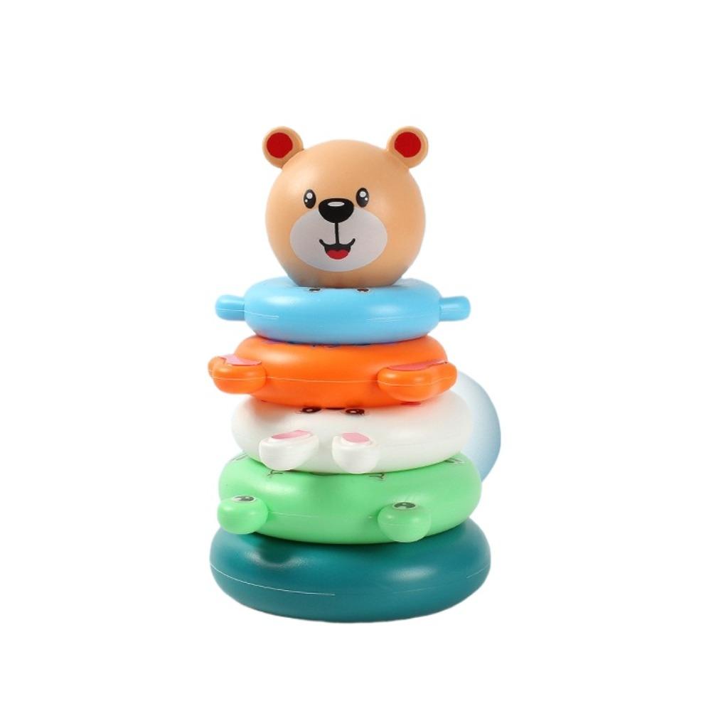 

New Baby Toys 0-12 Montns Puzzle Pyramid Tower Cup Stacking Toys Montessori Educational Beach Kids Pool Bathtub Toy Kids Gift