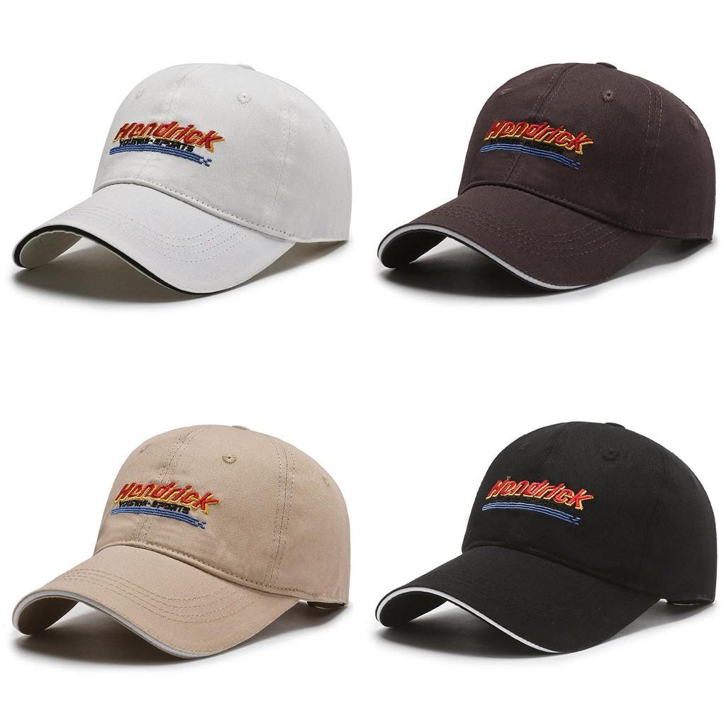 Embroidered Letter Hendrick Baseball Cap Breathable Outdoor Sun Hat Protection