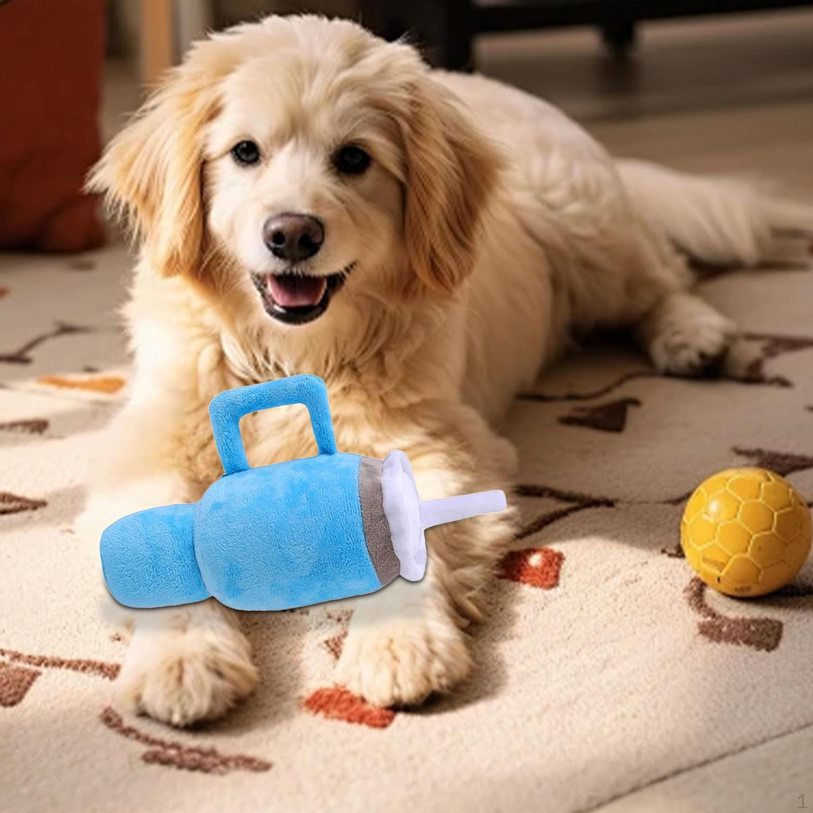 

Игрушка для собак, защита от укусов, обучающая мягкая игрушка для домашних животных, чашка для воды синий