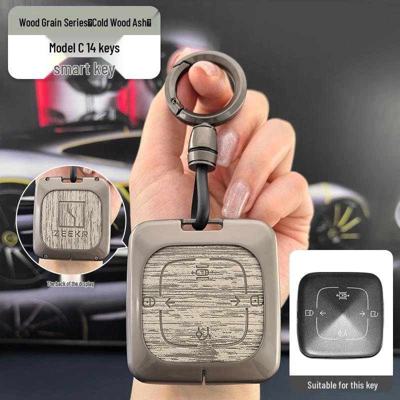

Zeekr 007 Key Case with Bluetooth 009 Car X Metal Shell, Full Coverage for Men & Women No Size