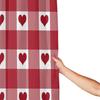 Valentines Shower Curtain Bathroom Love Farmhouse Holiday Bathroom Decor 72x72 Inches with 12 Hooks