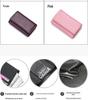 Genuine Leather Women's Multi-functional Key & Card Holder with Coin Purse
