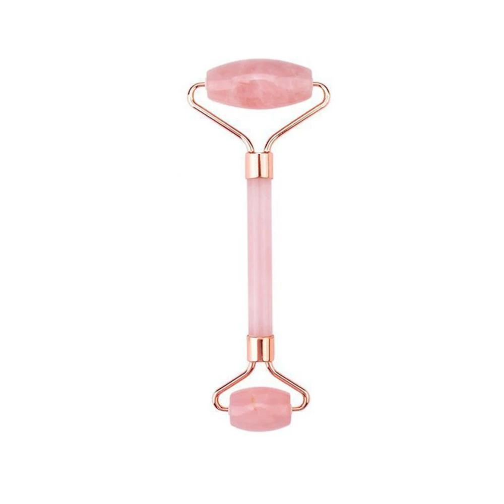 Gua Sha Massage Board for Face Rose Pink Guasha Set Plate Jade Face Massager Scrapers Tools for Face Neck Back Body
