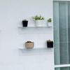2pcs Transparent Acrylic Storage Rack Wall Mounted Shelves Record Display Shelf Living Room Floating Shelf for Bathroom