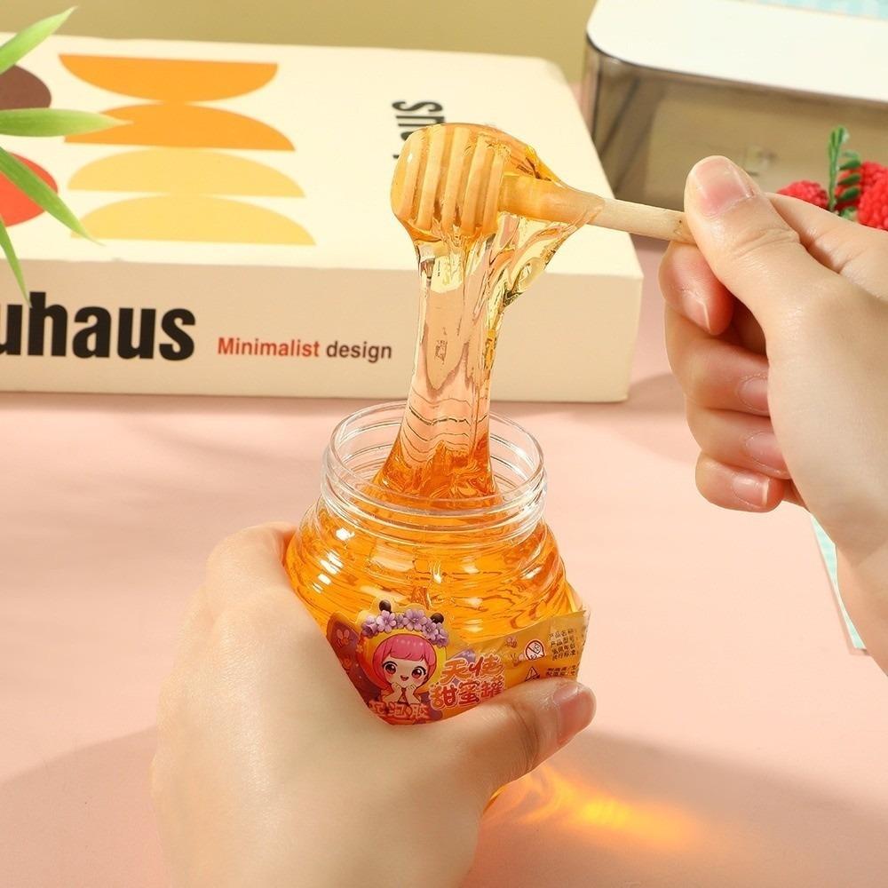Honey Liquid Reduce Pressure Toy Fluffy Foam Bubble Putty Toy Safe Bouncing Mud Toy Teens