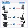 Universal Cup Holder Phone Mount with Expander Long Rotating Cup Phone Holder for Fits All iPhone Galaxy Smartphones and Most Truck Bottles 2-in-1