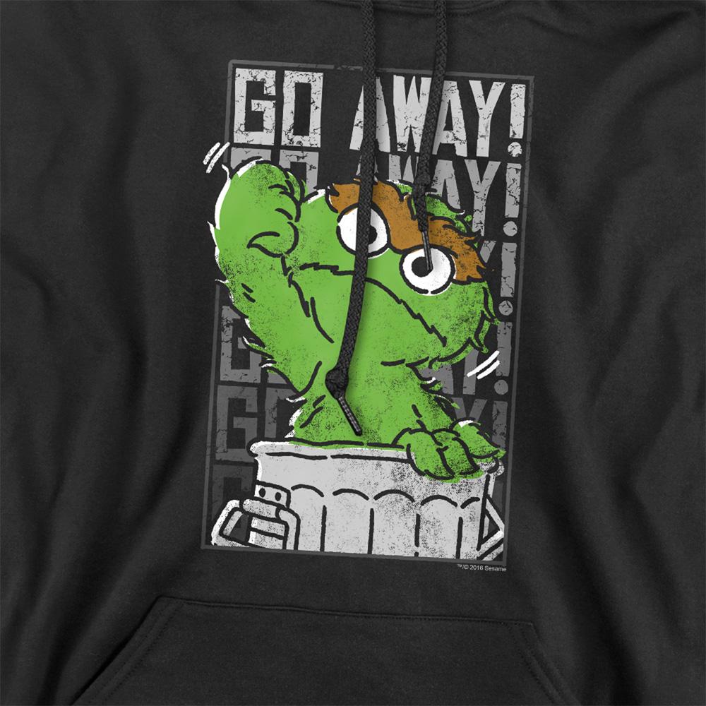 Sesame Street Unisex Adult Go Away Hoodie