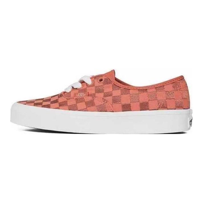 Vans Authentic 'Embroidered Checkerboard Orange' Sneakers VN0009PVORA