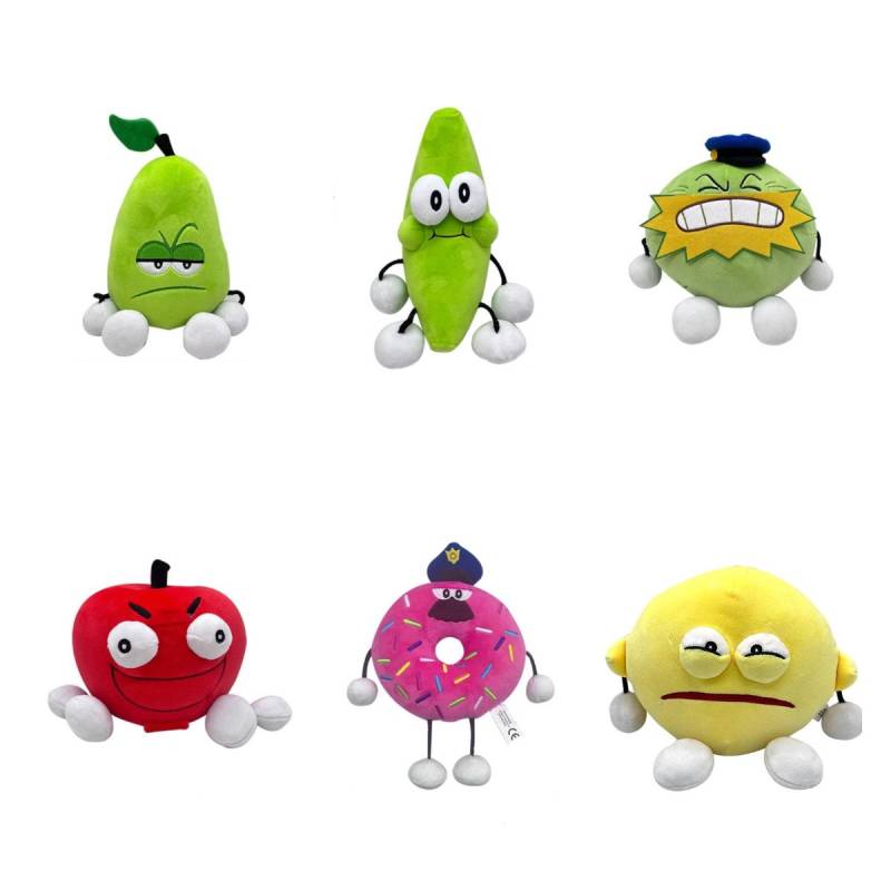 Brain Shovelwares Roblox Game Fans Apple Plush Toy Soft Doll Kid Gift Birthday