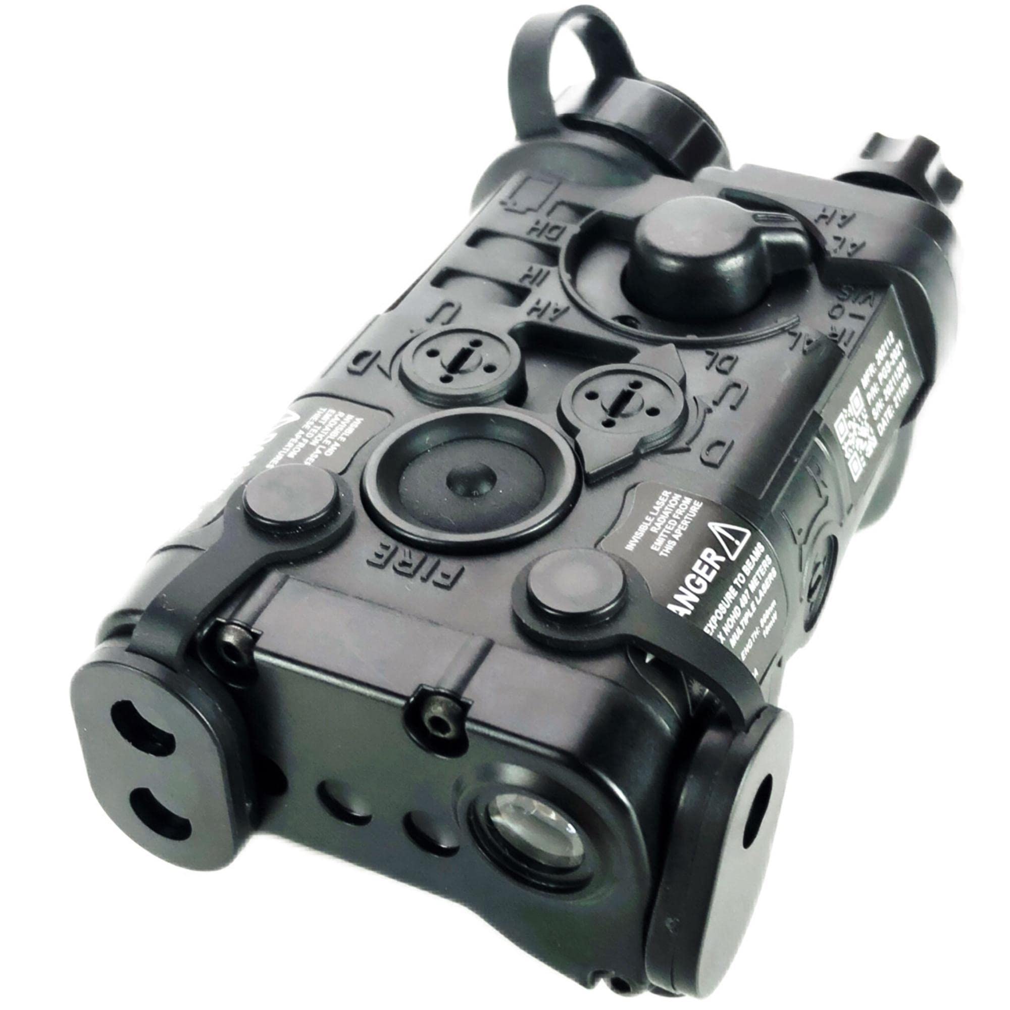 

МІЛКВЕСТ (L3 NGAL Тип Наступник PEQ) Прицільний пристрій зі світлодіодним підсвічуванням (Сумісний з 20-мм рейками, смола) (Світлодіодне світло, Чорний)