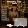 1SET Luminous ins Acrylic Night Light Transparent Light Desktop DIY Handwritten Light Message Painting Night Light lam