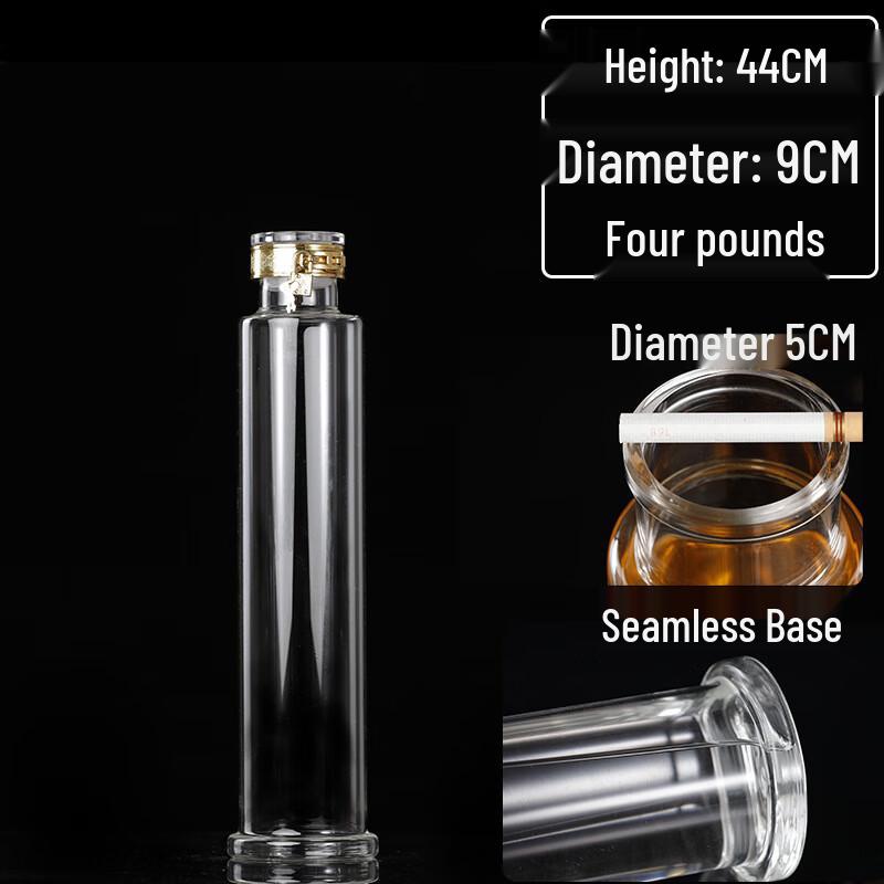 ZISIZ High Borosilicate Health Wine Infusion Bottle with Lock