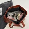 Large Women's Versatile Korean Style Tote Shoulder Handbag - Soft, Trendy & Spacious