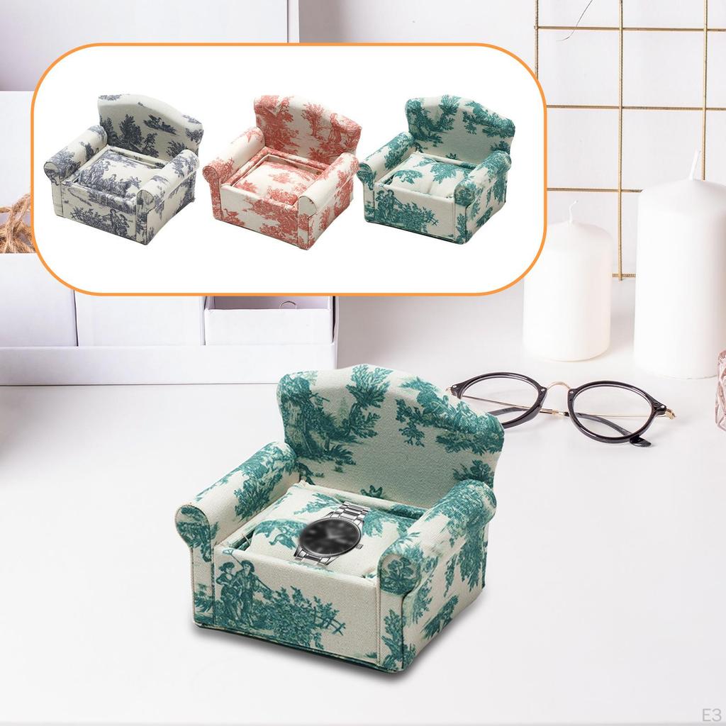 Single Watch Display Stand Jewelry Multifunctional Photo Prop Storage Box for Earrings