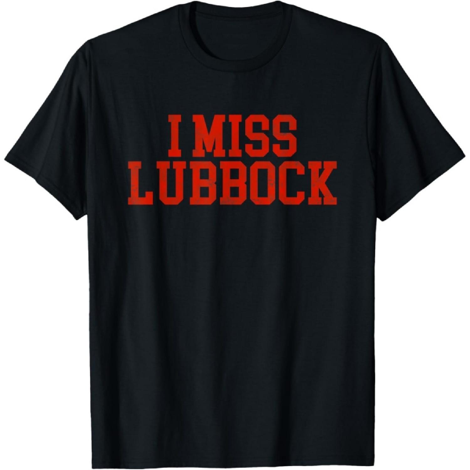 State Hometown Pride Lubbock Texas T-Shirt S чёрный