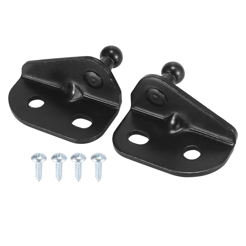 X Autohaux 1 Set Car Ball Studs Mounting Brackets for Gas Struts Shocks with Screws 47x43x24mm