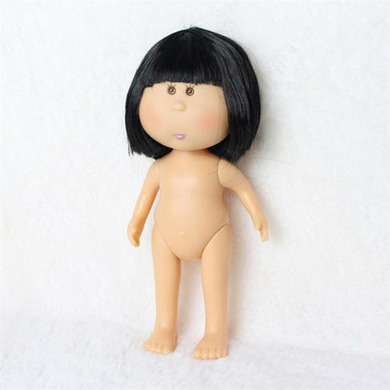 14CM Handmade Naked Potato Doll Figure, DIY Mini Spanish Design.