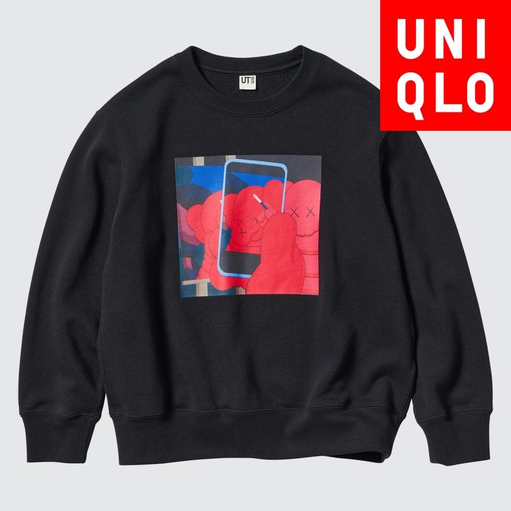 

Uniqlo Детская толстовка Kaws+ Warhol B 09 BLACK/KIDS 100