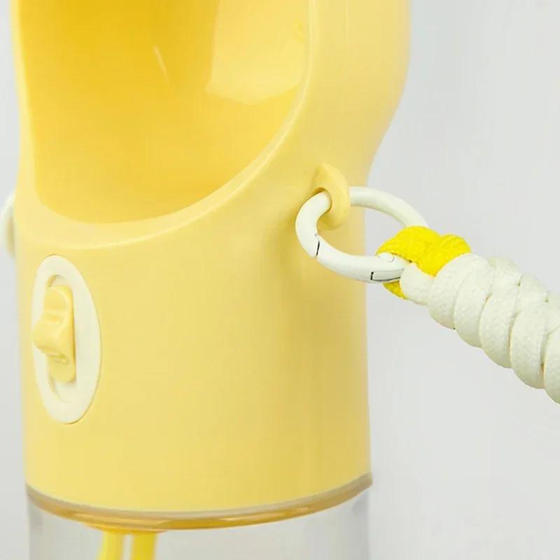 Water Bottle Pet Feeder Portable Dog Water Bottle With Food Cup For Small Large Dog Cats Outdoor Walking Drinking Feed Dispenser