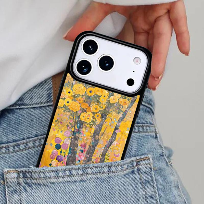 Gustav Klimt Phone Case for iPhone 16e 15 14 13 12 17 Pro Max Plus Air 17pro Cover Coque