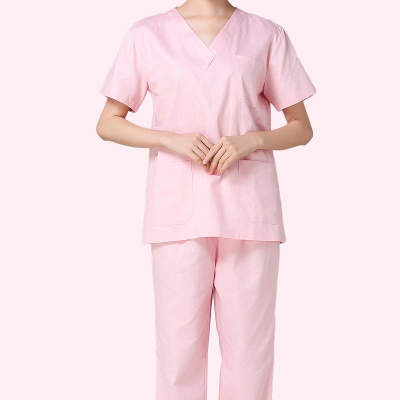 Hot Multi-color Pharmacy Pet Hospital Nurse Uniforms Scrubs Tops and Pants Dentistry Spa Uniforms Medical Scrubs Uniforms