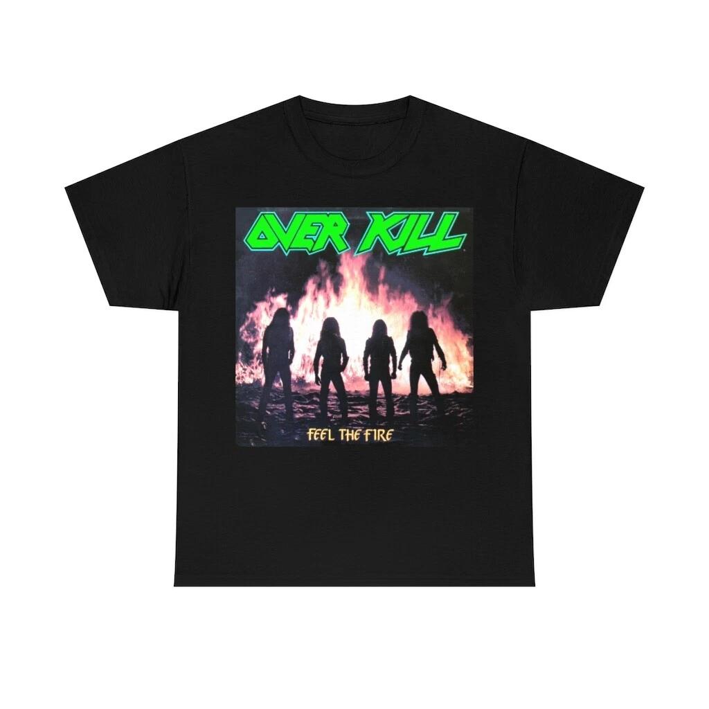 OVERKILL Feel The Fire Short Sleeve Tee L