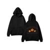 Unisex Zip-Up Hooded Sweatshirt With Print Design Casual Long Sleeve Pullover