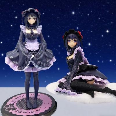 19cm My Dress-Up Darling Anime Figure Black Maid Outfit Kitagawa Marin Action Figure Shizuku Kuroe Figurine Collection Model Toy