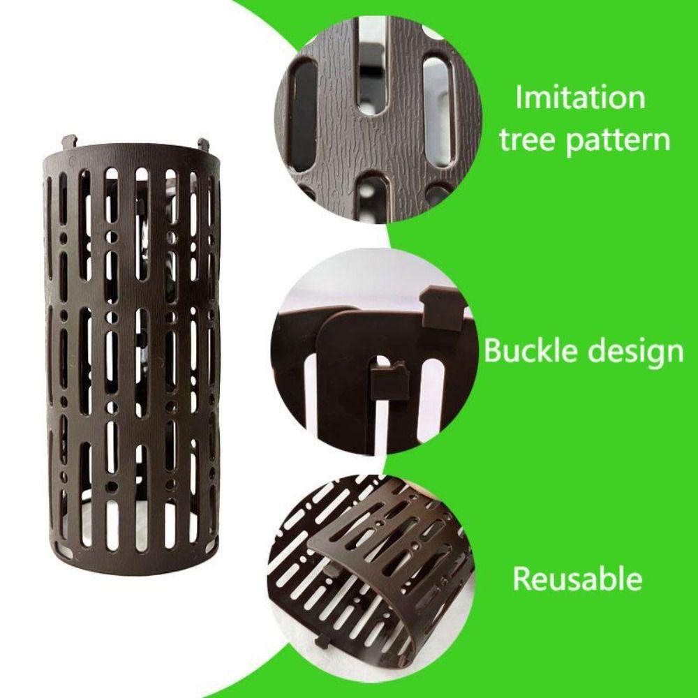 Protecting Trees Tree Trunk Protector with Twist Ties Plant Guard Protectors Saplings Guard Cover