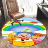 Tappetino Sedia Pinkfong Wonderstar Tappeto Rotondo Tappeto per Ufficio, Antiscivolo, Adatto per Soggiorni, Arredamento Camere da Letto 1205529a